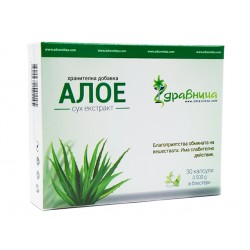 Aloe, dry extract, Constipation help, Zdravnitza, 30 capsules