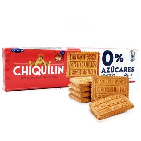 Chiqulin wheat biscuits, sugar free, Artiach, 175 g