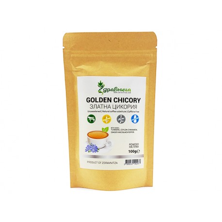 Golden Chicory, powder, coffee substitute, Zdravnitza, 100 g