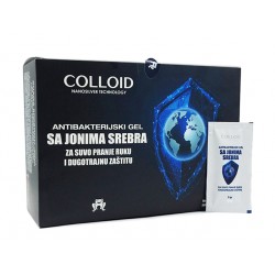 Antibacterial gel with silver, Colloid, 100 sachets