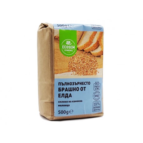 Wholemeal buckwheat flour, Ecosem, 500 g