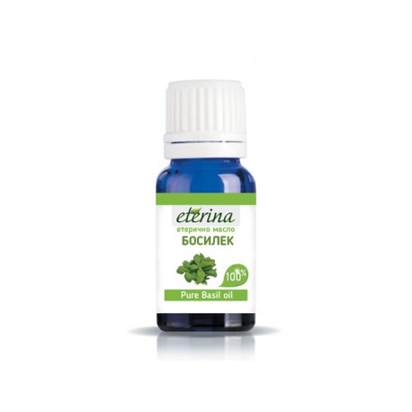 Pure Basil essential oil, Eterina, 10 ml