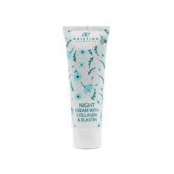 Night face cream with collagen and elastin, Hristina, 100 ml