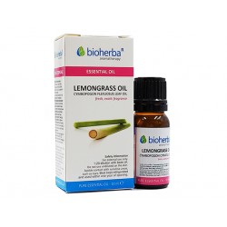 Lemongrass, essential oil, Bioherba, 10 ml