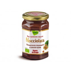 Биологичен лешников и какаов крем, Nocciolata Bianca, 270 гр.