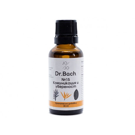 Communication and confidence, Dr. Bach flower elixir №15, Jo&Jo, 30ml