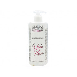 White Rose Massage Oil, professional, Sezmar, 500 ml