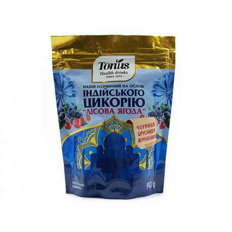 Instant drink with chicory, barley and berries, Tonus, 90 g