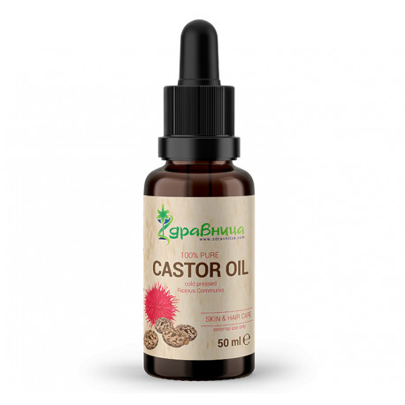 Castor oil, skin and hair care, Zdravnitza, 50 ml