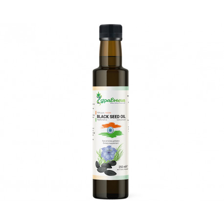 Black seed oil, cold pressed, Zdravnitza, 250 ml