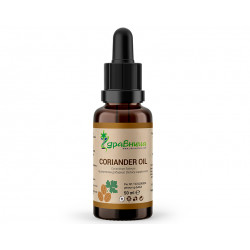 Coriander oil, stomach and intestines support, Zdravnitza, 50 ml