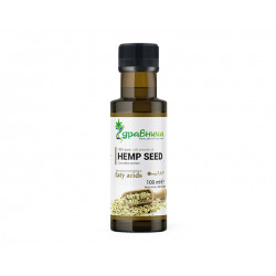 Hemp seed oil, cold pressed, Zdravnitza, 100 ml