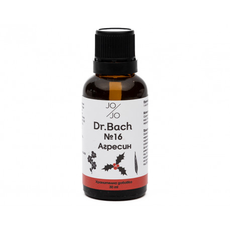 Aggressin, Dr. Bach flower elixir №16, Jo&Jo, 30ml