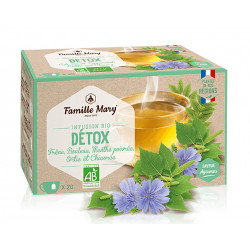 Detox - organic herbal tea, Famille Mary, 20 filter bags