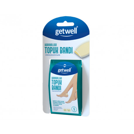 Hydrocolloid heel patches, Getwell, 5 pcs