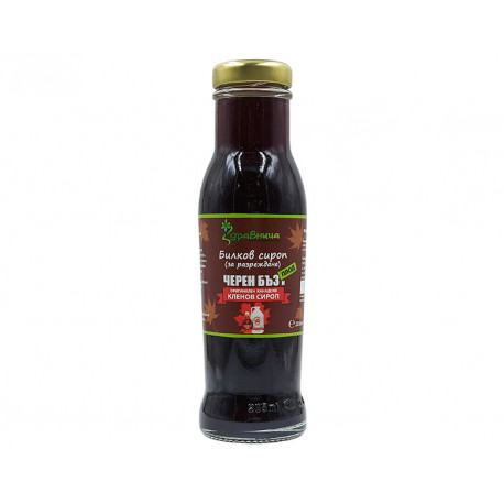 Elderberry and Maple, Herbal Syrup, concentrate, Zdravnitza, 285 ml