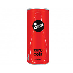 Zer0 Cola, no sugar, caronated drink, EPSA, 330 ml