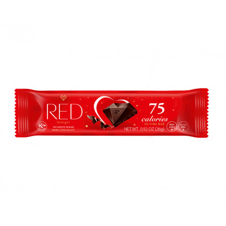 Тъмен шоколад без захар, с намалени калории, Ред, 26 гр.
