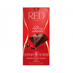 Тъмен шоколад без захар, с намалени калории, Ред, 100 гр.