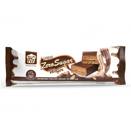 Zero Sugar Chocolate Wafer, Miss and Mr Fit, 40 g