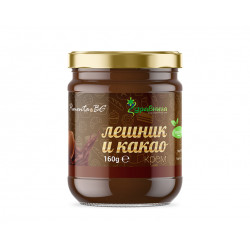 Hazelnut and cocoa cream, milk free, Zdravnitza, 160 g