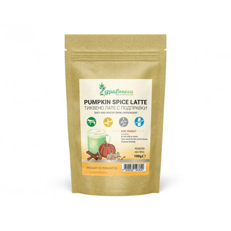 Pumkin Spice Latte, powder, Zdravnitza, 100 g