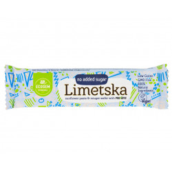 Limetska wafer, sunflower paste and nougat, no added sugar, Ecosem, 30 g