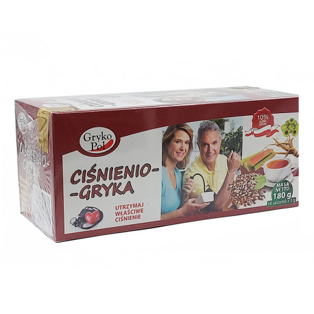 Blood Pressure Tea - Gryka, Grykopol, 60 filter bags