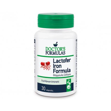 Лактофер, формула с желязо, Doctor's Formulas, 30 таблетки