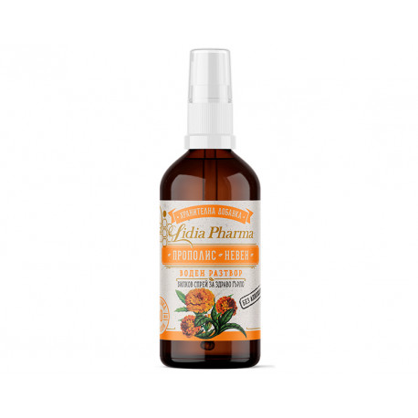 Propolis and Calendula, alcohol free herbal spray, Lidia Pharma, 50 ml