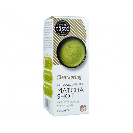 Organic Japanese Matcha Shot, premium grade, 8 sachets