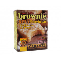 Keto protein brownie - salty caramel, Choco Chef's, 50 g