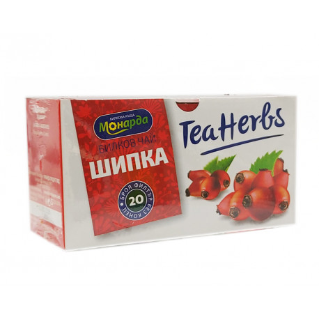 Herbal Tea - Rose Hip, Monarda, 20 filter bags