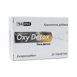Oxy Detox, body detox, Team Pro, 20 tablets
