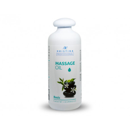 Massage oil - based, no aroma, Hristina, 500 ml