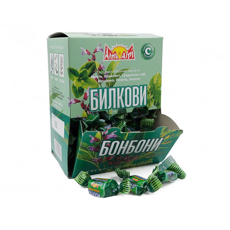 Soft herbal candy for a healthy throat, Api, 100 pcs