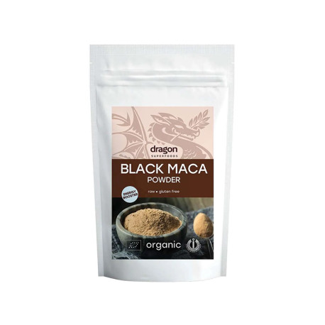 Organic Black Maca powder, Dragon Superfoods, 100 g