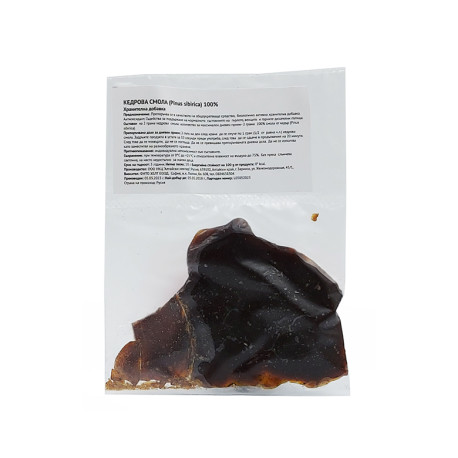 Wild Siberian Cedar resin, food supplement, 10 g
