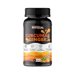 Curcuma and Ginger, Biovital, 60 capsules