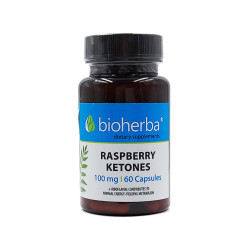 Raspberry ketones, weight loss, Bioherba, 60 capsules