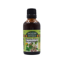 Mint, Hawthorn, Valeriana, tincture, Bioherba, 50 ml