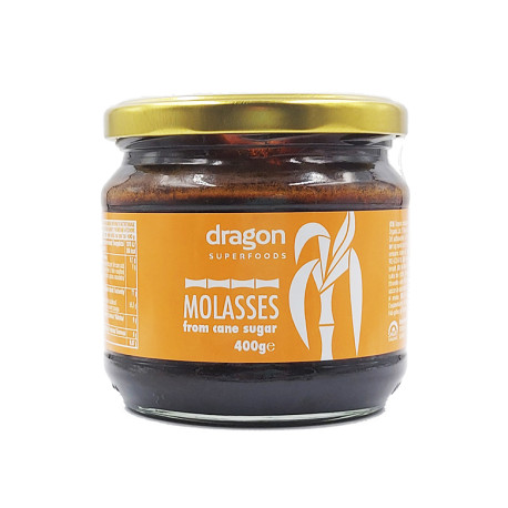 Organic Molasses from cane sugar, Dragon Superfoods, 400 g