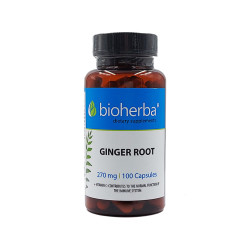 Ginger - root, Bioherba, 100 capsules
