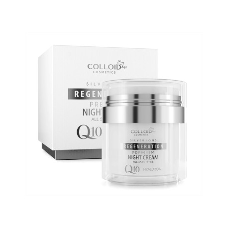 Premium Night Cream with silver ions, Colloid, 50 ml