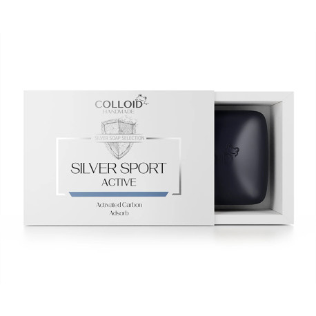 Сапун с активен въглен и колоидно сребро, Колоид, 80 гр.