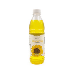 Cold pressed sunflower oil, EoFloria, 500 ml