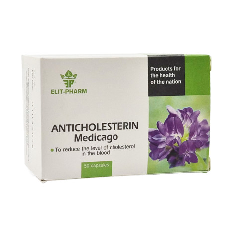 Anticholesterin Medicago, Elit-Pharm, 50 capsules