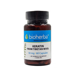 Keratin from Tibetan wool, Bioherba, 60 capsules
