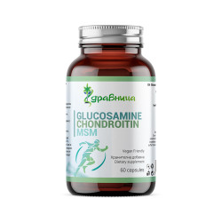 Glucosamine, Chondroitin, and MSM, Zdravnitza, 60 capsules
