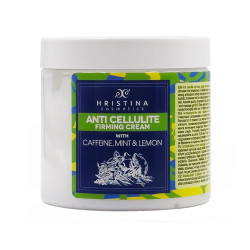 Anti Cellulite Firming Cream with Caffeine, Lemon and Mit, Hristina, 200 ml